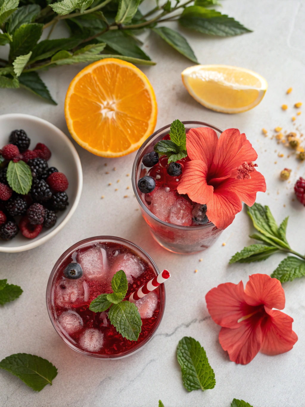 Hibiscus Sparkling Mocktail: 5 Refreshing Reasons to Sip This Summer 3 Hibiscus Sparkling Mocktail Ingredients