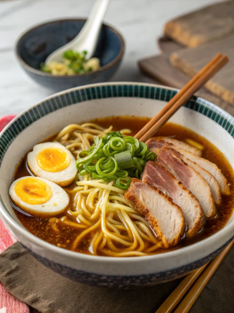 Homemade Shoyu Ramen Noodles