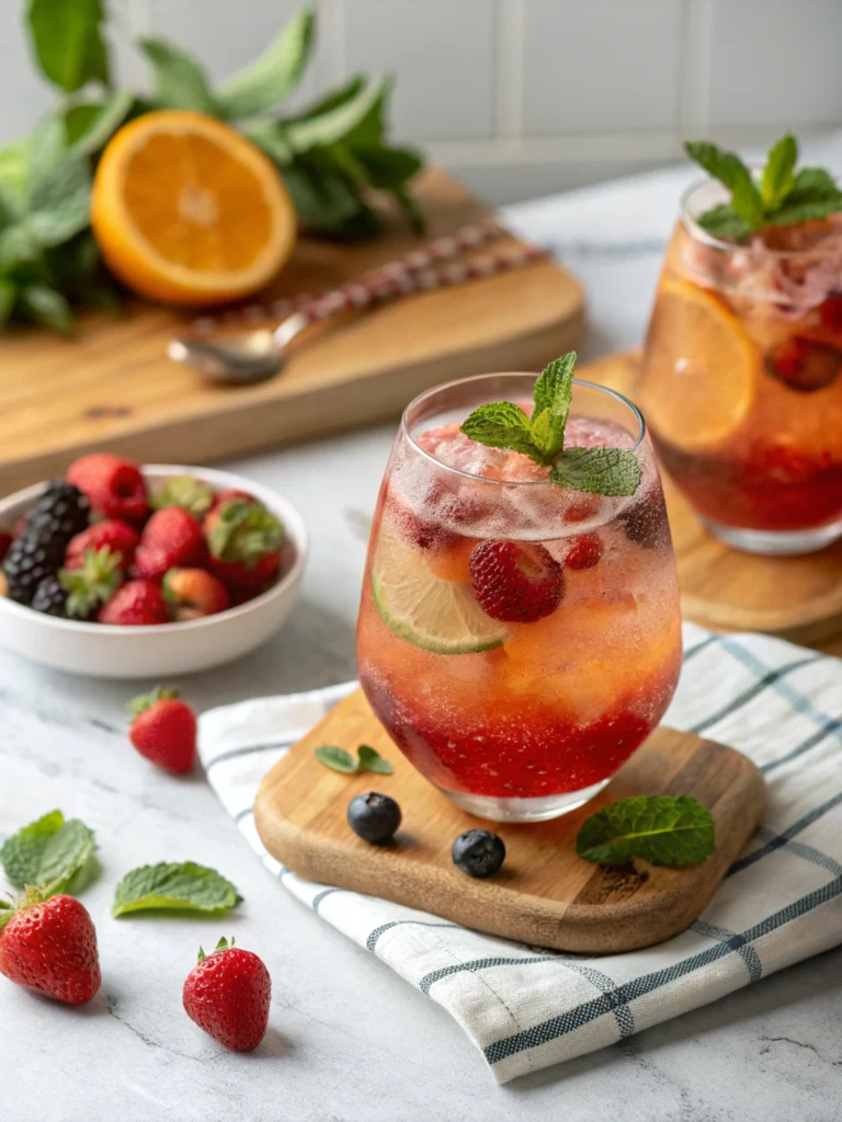 Kombucha mocktails