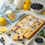 Lemon Blueberry Sheet Cake
