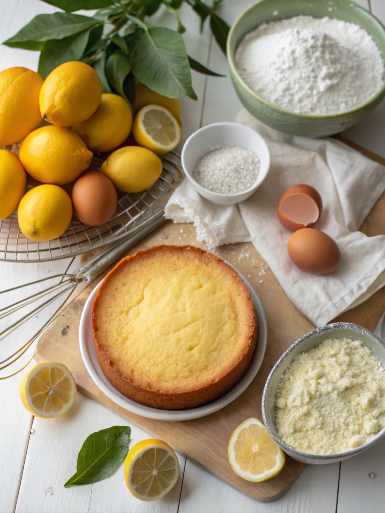 Lemon clair Cake