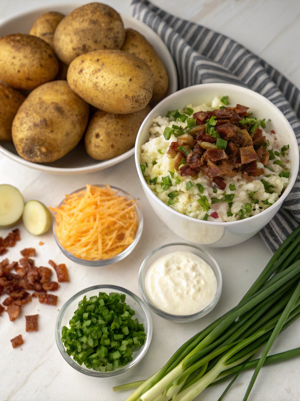 Loaded Potato Salad: 7 Tips for the Ultimate Side Dish! 3 Loaded Potato Salad Ingredients