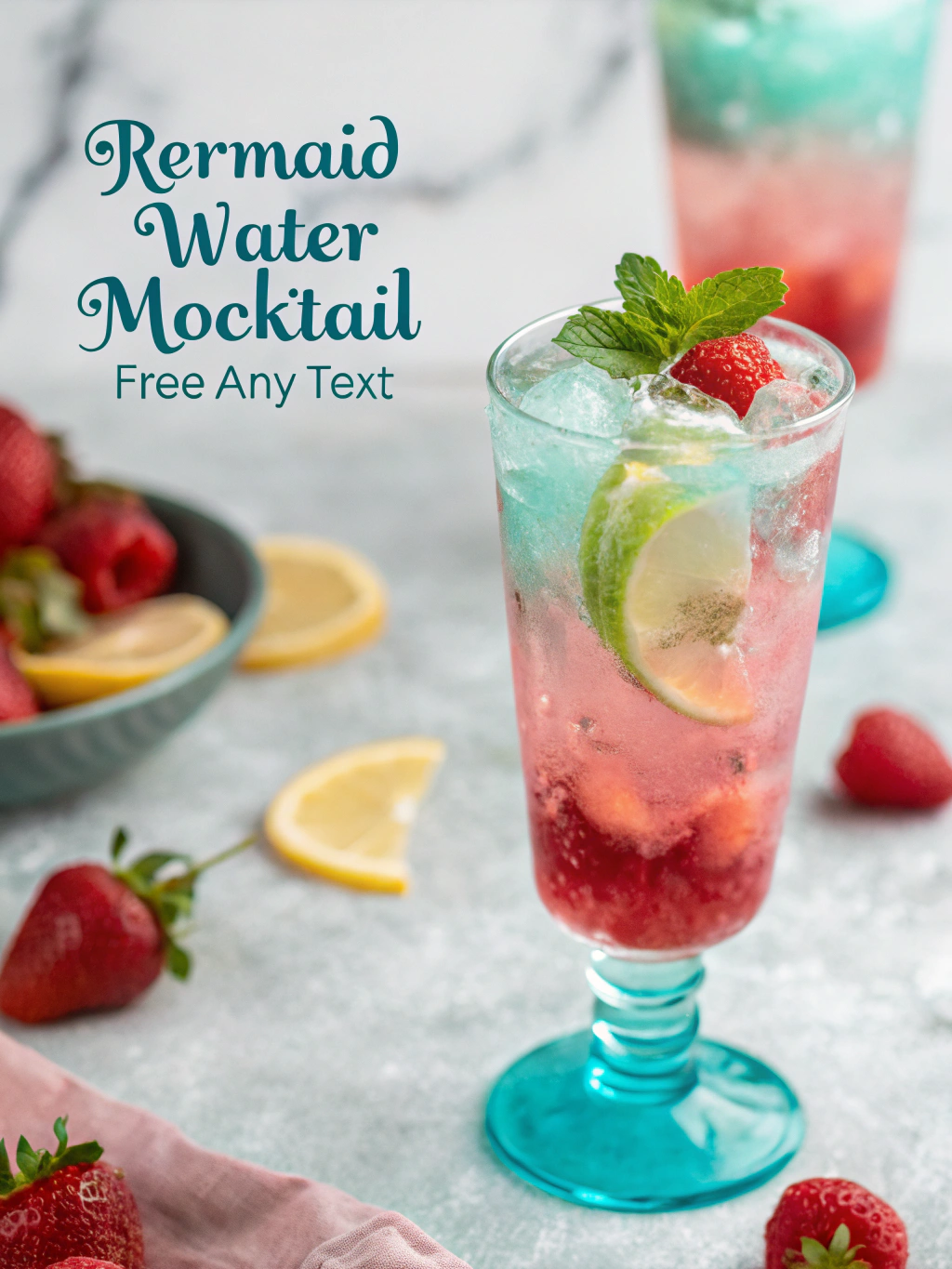 Mermaid Water Mocktail