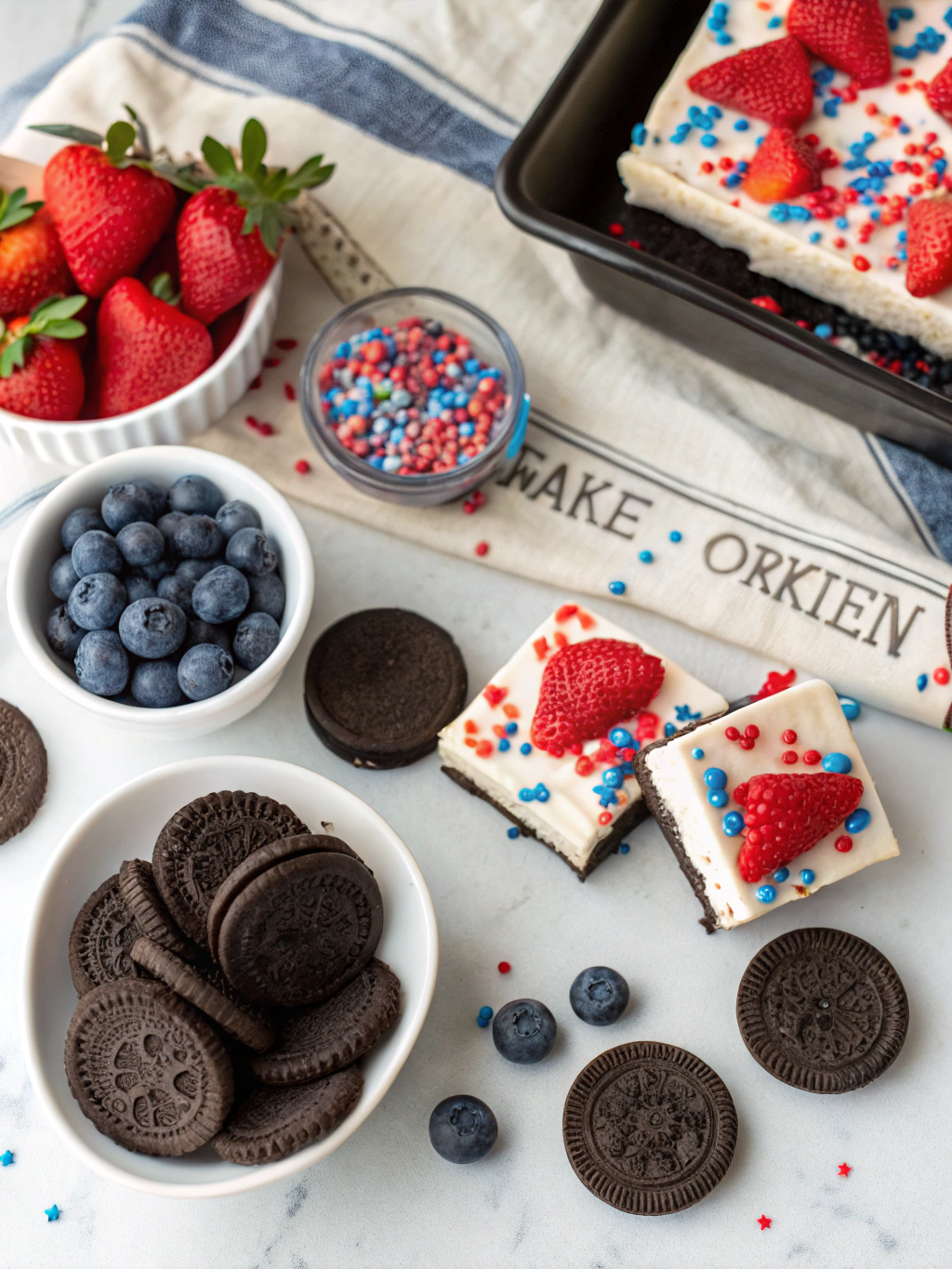 How to Whip Up No Bake Fireworks Oreo Cheesecake Bars in Just 7 Steps 3 How to Whip Up No Bake Fireworks Oreo Cheesecake Bars in Just 7 Steps