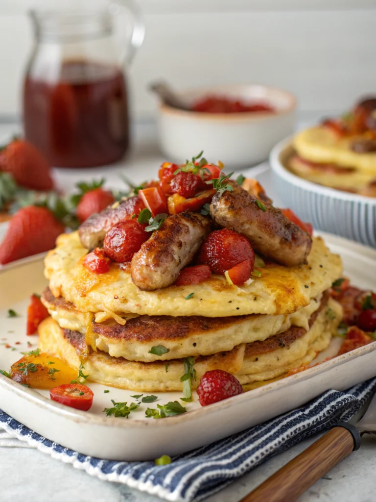 Pancake Sausage Breakfast Bake