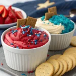 Patriotic Cake Batter Dip