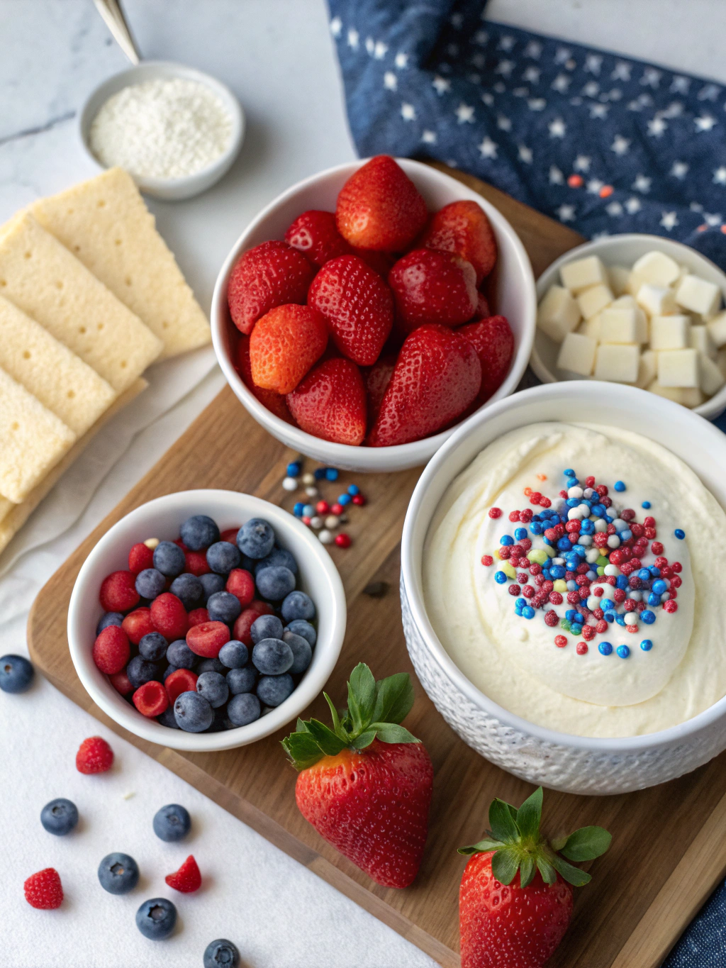 Patriotic Cake Batter Dip: 5 Best Ideas for Festive Party Treats 3 Patriotic Cake Batter Dip: 5 Best Ideas for Festive Party Treats