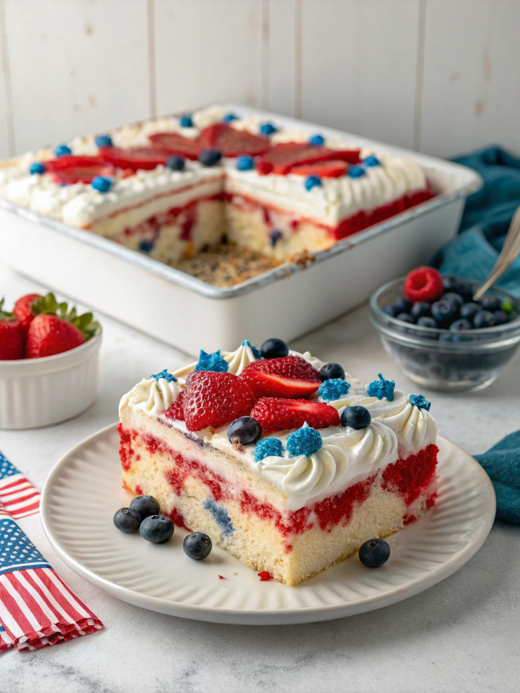 Patriotic Poke Cake