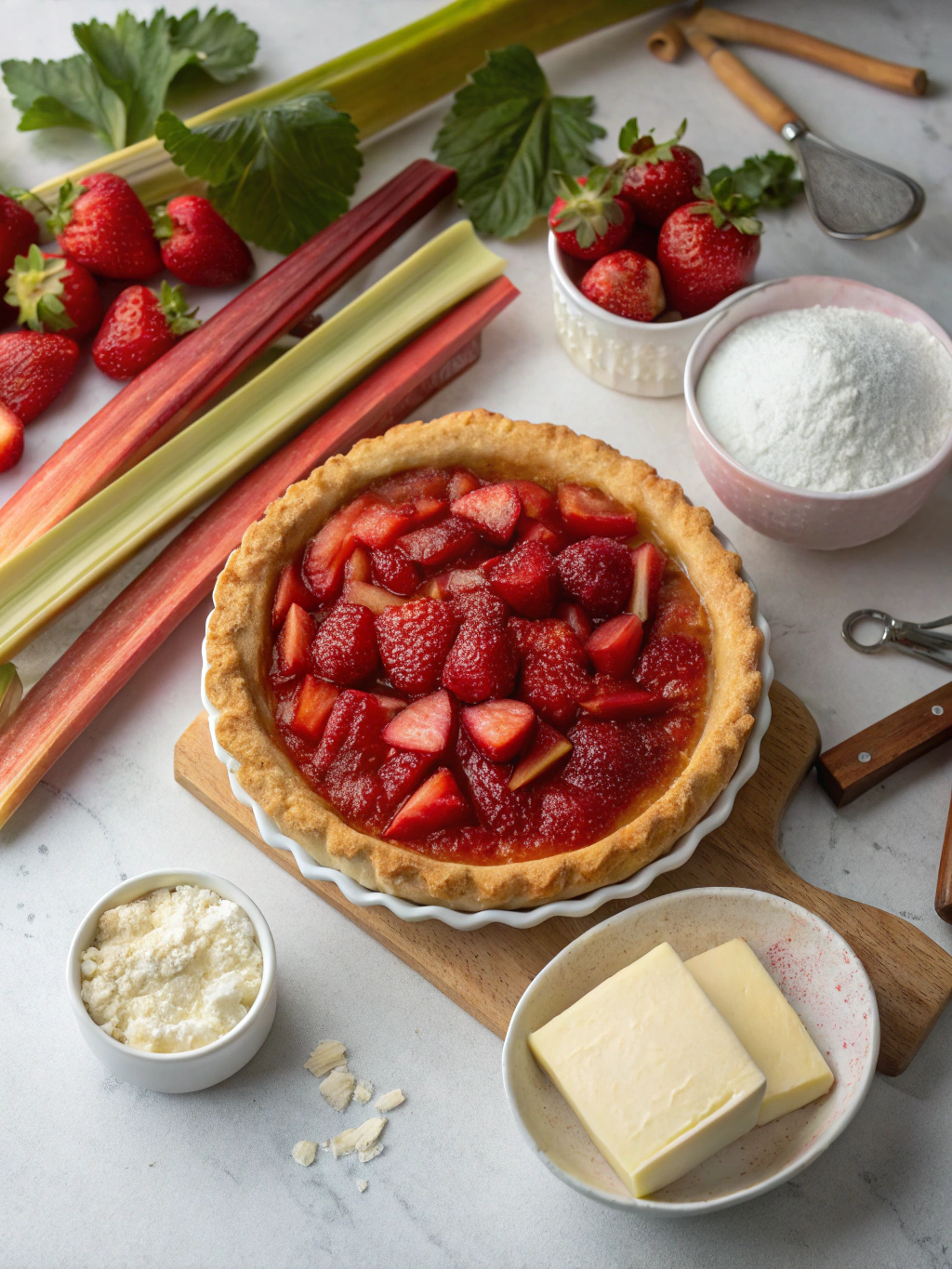 Pioneer Woman Strawberry Rhubarb Pie: 7 Tips for Perfect Taste! 3 Pioneer Woman Strawberry Rhubarb Pie Ingredients