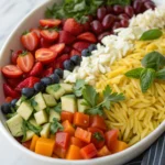 Rainbow Orzo Salad