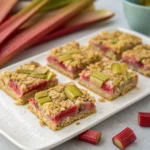 Rhubarb Oat Bars Recipe