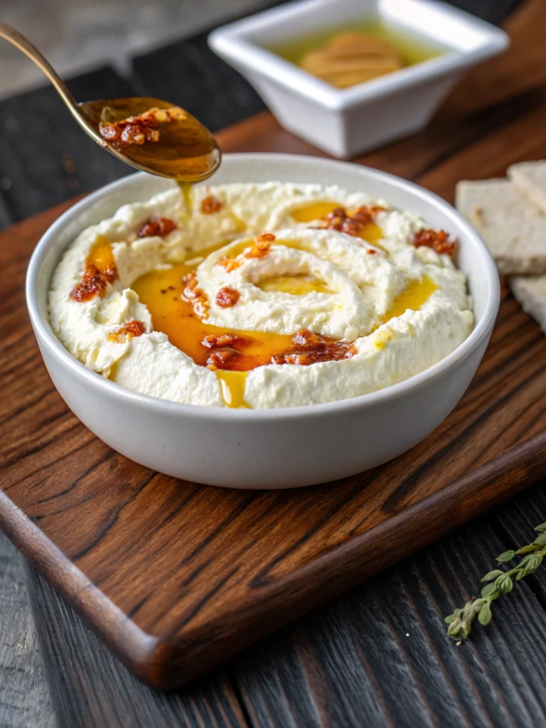 Ricotta Dip with Hot Honey