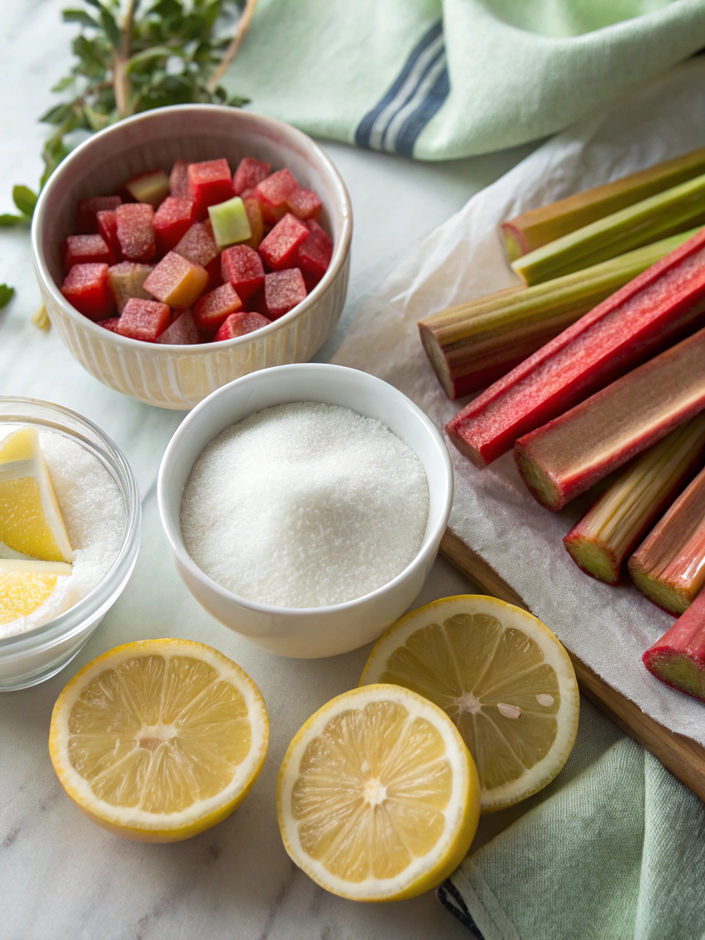 Simply Divine Candied Rhubarb Recipe: 7 Steps for Sweet Perfection! 3 Simply Divine Candied Rhubarb Ingredients
