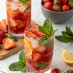 Springtime Strawberry Sipper Mocktail