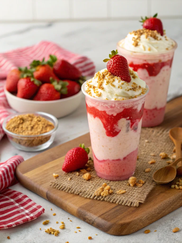 Strawberry Crunch Cheesecake