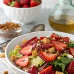 Strawberry Crunch Salad with Champagne Vinaigrette