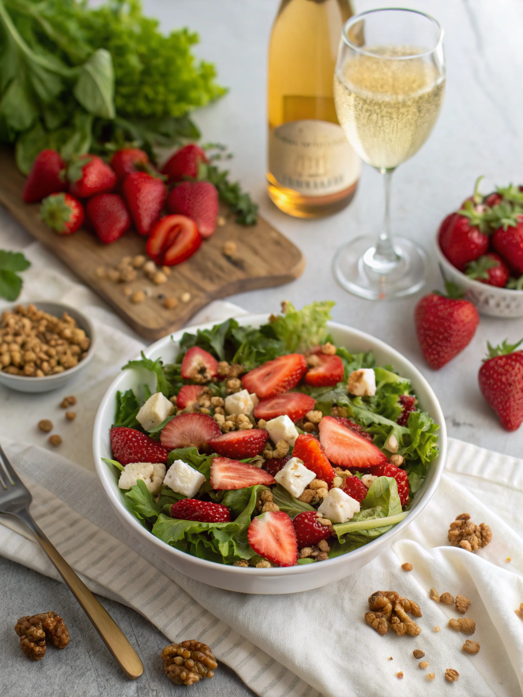 7 Secrets to Perfecting Strawberry Crunch Salad with Champagne Vinaigrette