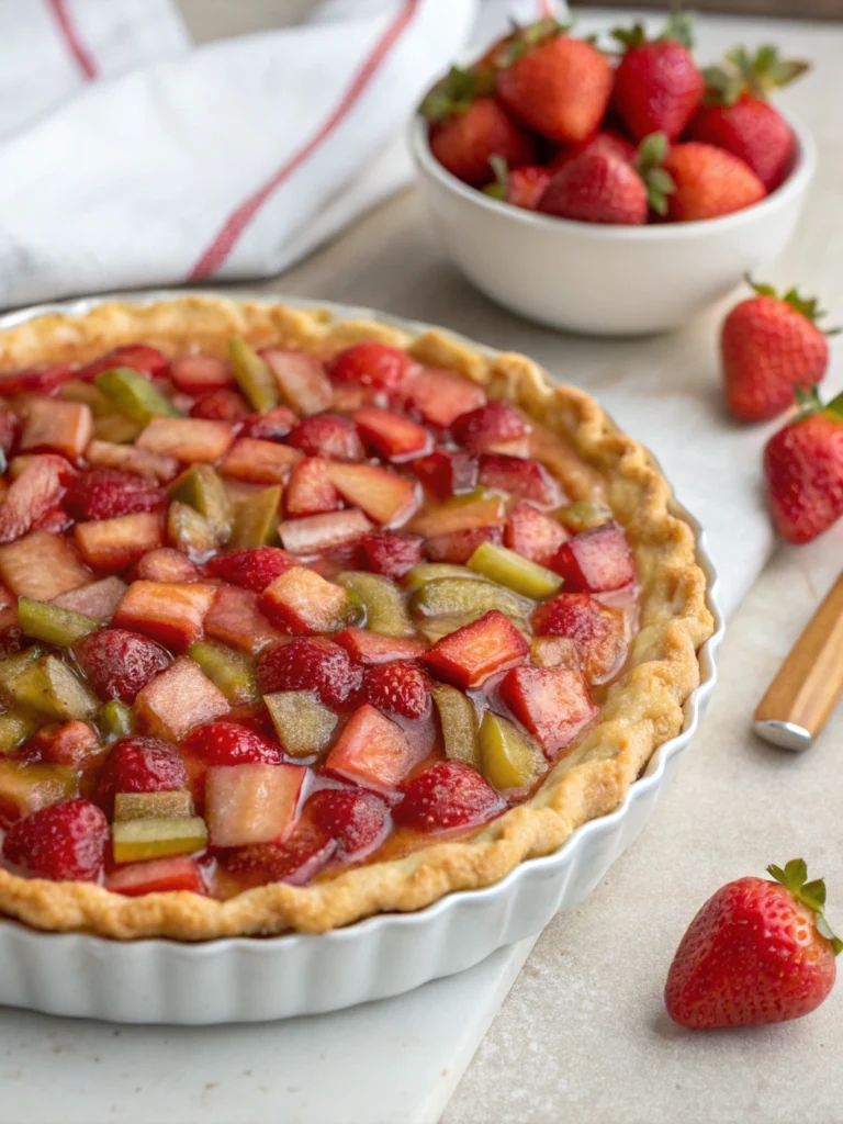 Strawberry Rhubarb Pie Recipe
