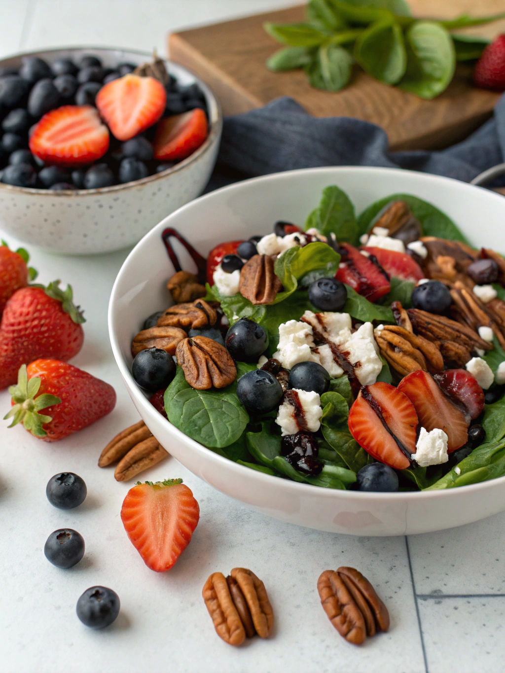 7 Secrets to the Perfect Strawberry Spinach Salad with Blueberries and Feta 3 7 Secrets to the Perfect Strawberry Spinach Salad with Blueberries and Feta