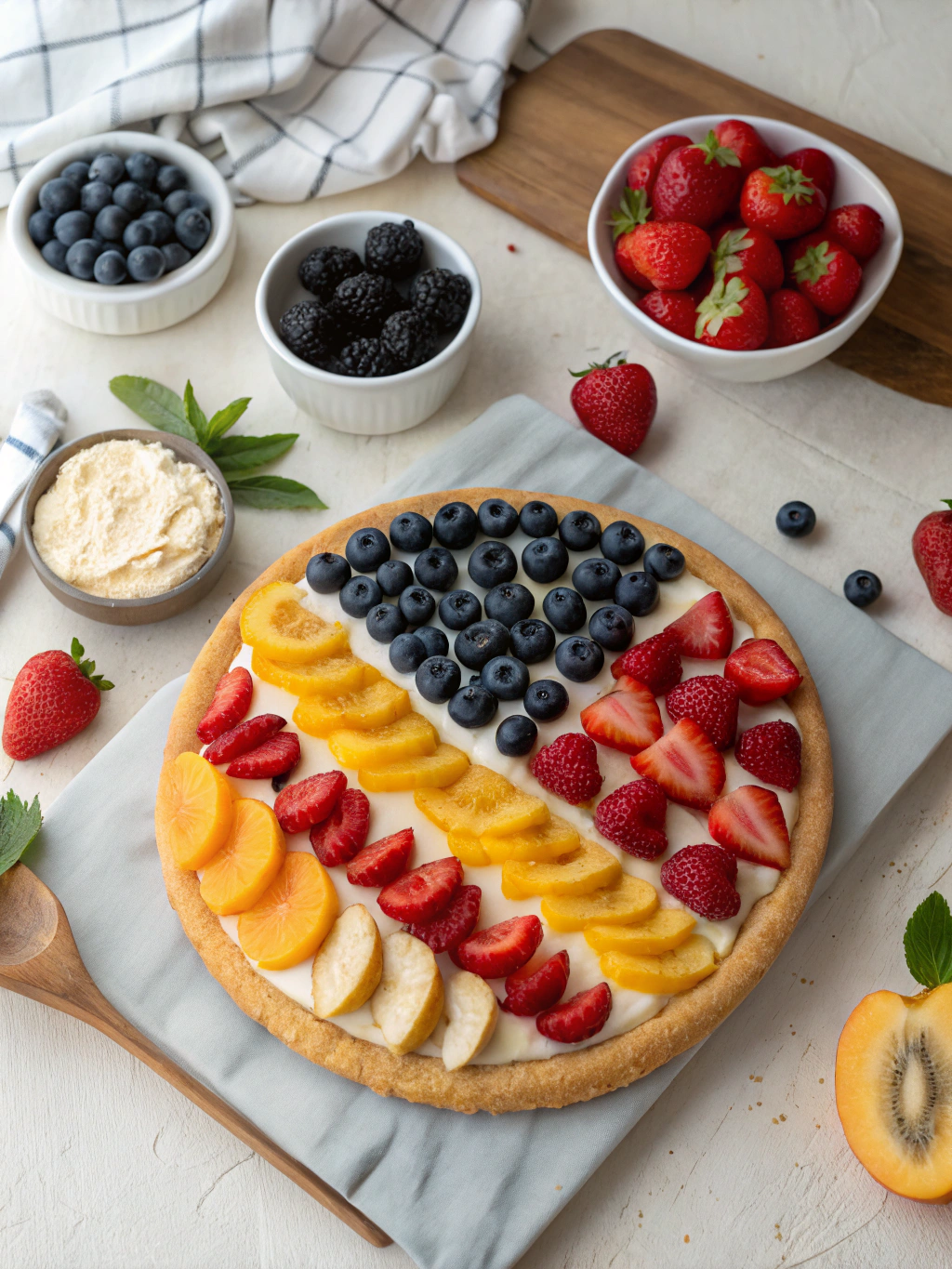 Sugar Cookie Flag Fruit Pizza: 7 Steps to Patriotic Perfection 3 Sugar Cookie Flag Fruit Pizza: 7 Steps to Patriotic Perfection