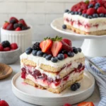 Summer Berry Icebox Cake