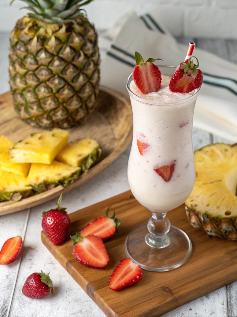 Virgin Strawberry Pina Colada Recipe