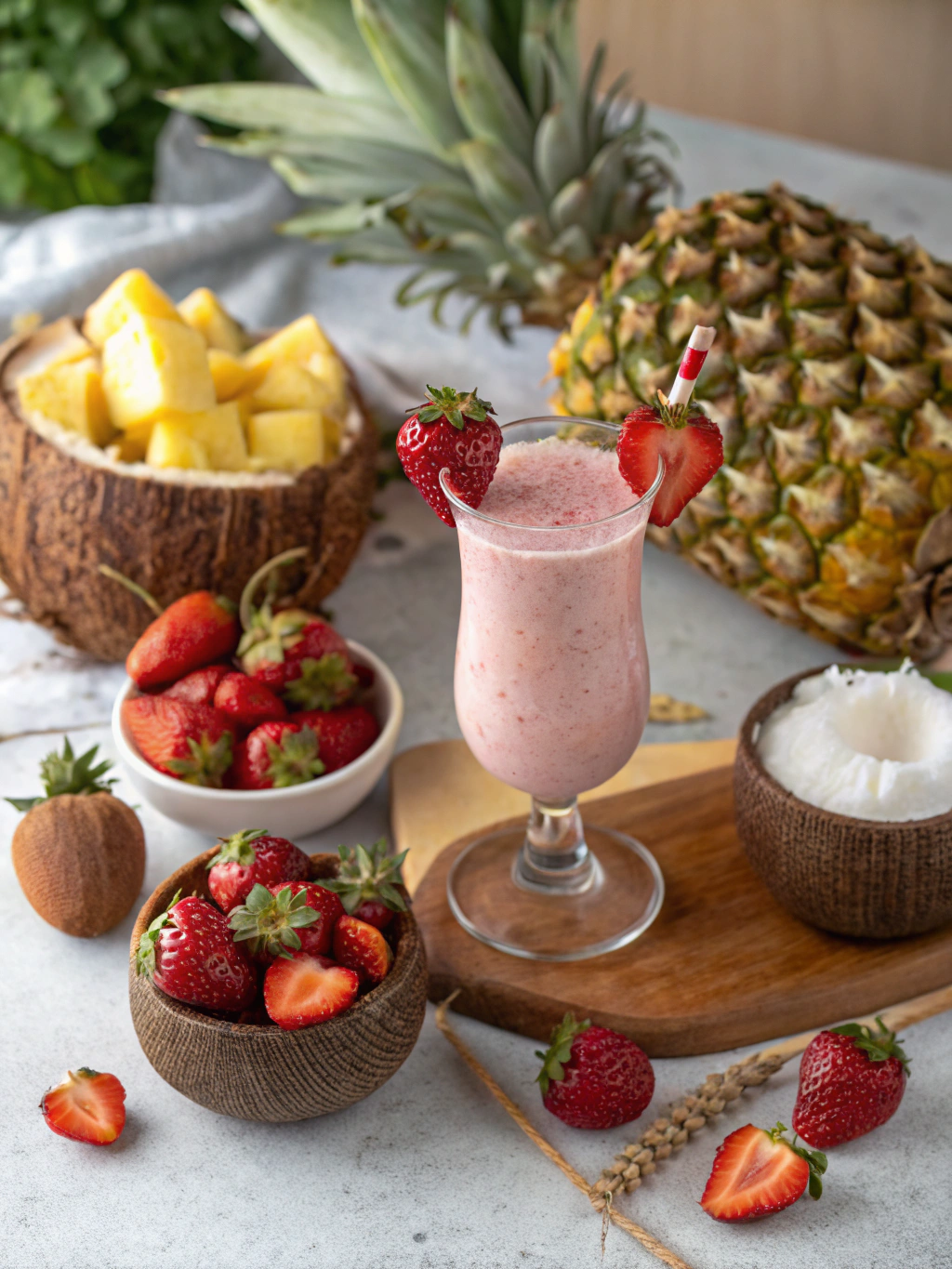 Virgin Strawberry Pina Colada Recipe: 7 Steps to a Perfect Summer Drink 3 Virgin Strawberry Pina Colada Recipe: 7 Steps to a Perfect Summer Drink