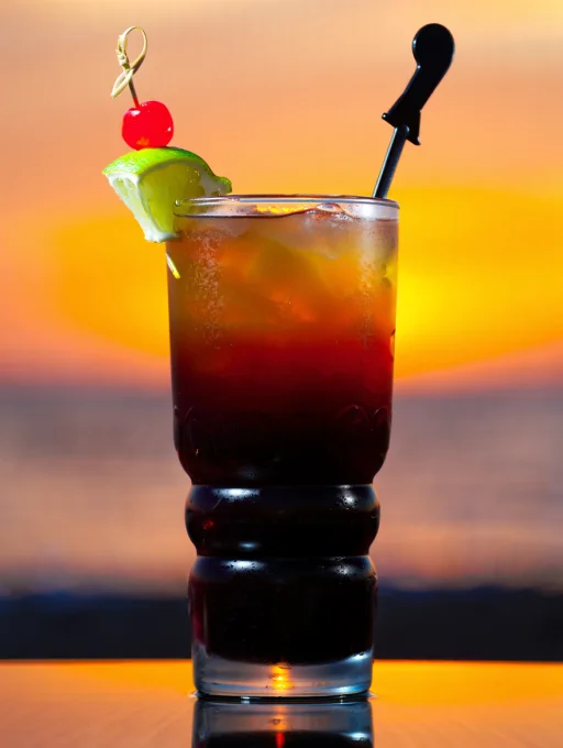 Tropical Cocktails: 30 Irresistible Recipes to Sip Under the Sun 14 Rum Runner’s Revenge