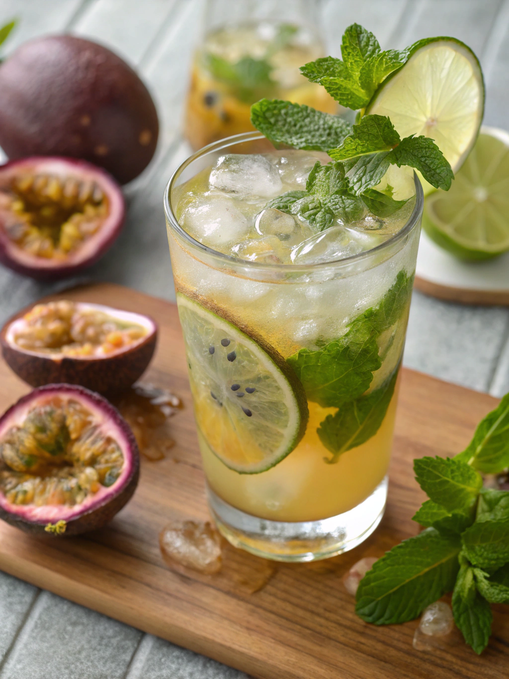 how to make passion fruit mojitos