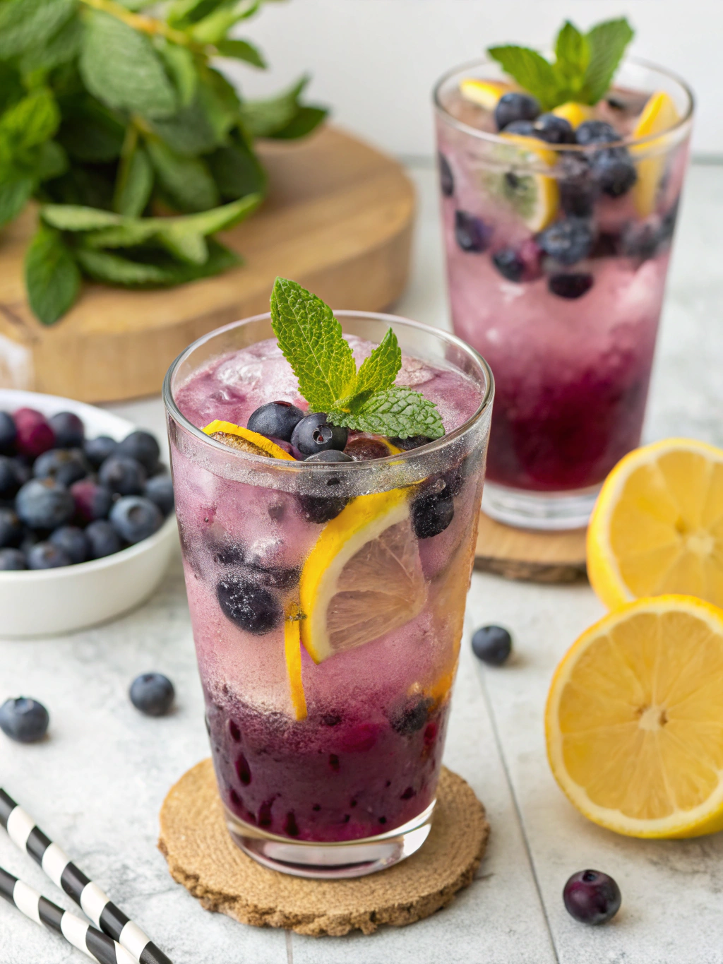 lavender blueberry lemonade