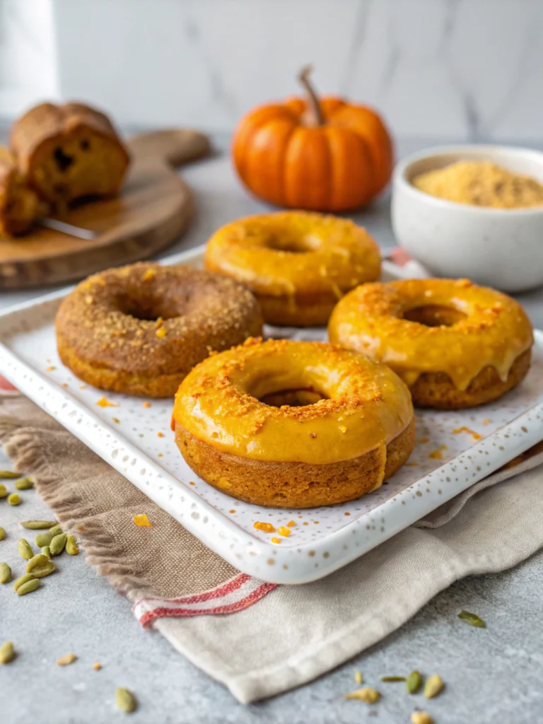 3-Ingredient Pumpkin Donuts