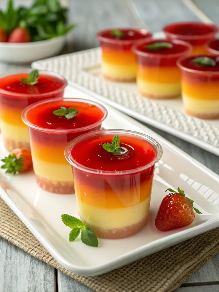 Tropical Cocktails: 30 Irresistible Recipes to Sip Under the Sun 3 Bahama Mama Jello Shots