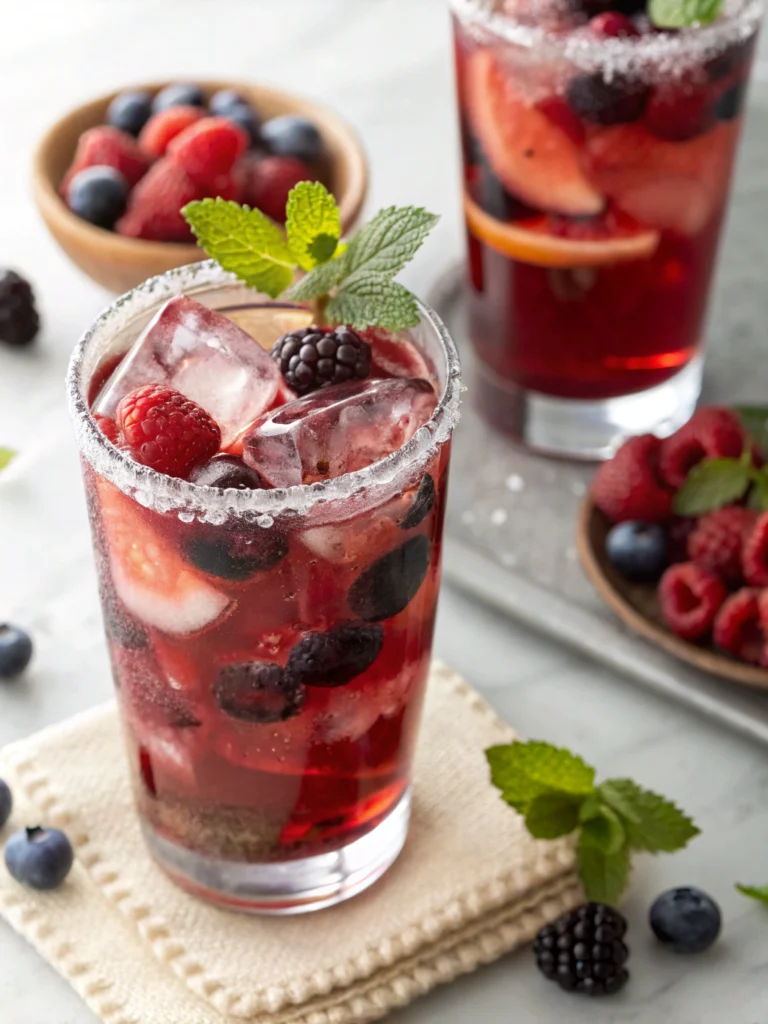 Berry Hibiscus Iced Tea