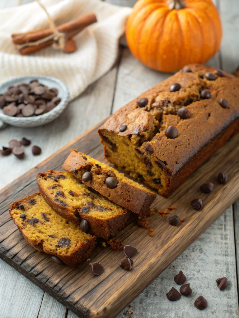Best Chocolate Chip Pumpkin Bread