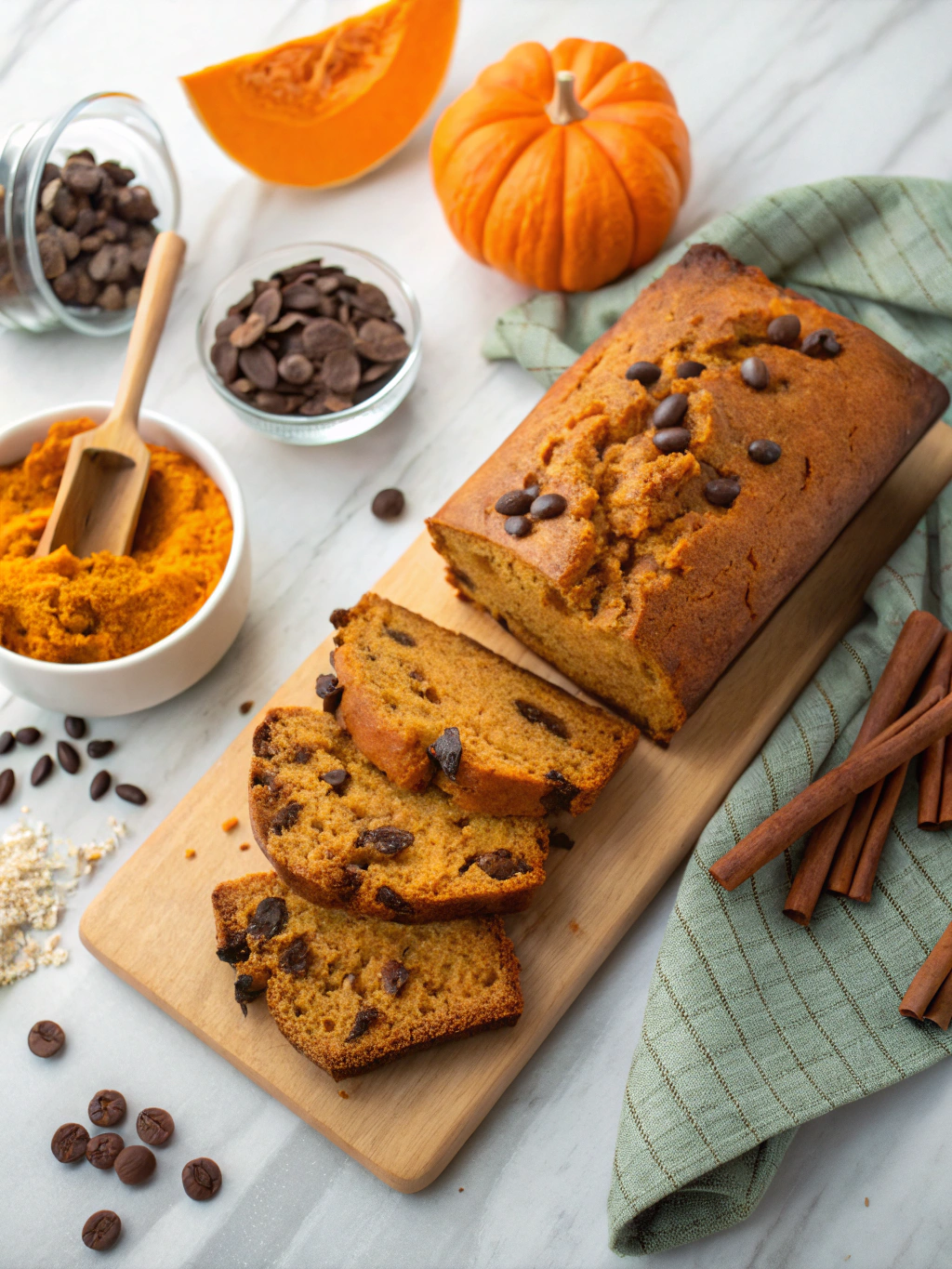 Best Chocolate Chip Pumpkin Bread: 7 Secrets to Mouth-Watering Perfection 3 Ingredients for Best Chocolate Chip Pumpkin Bread
