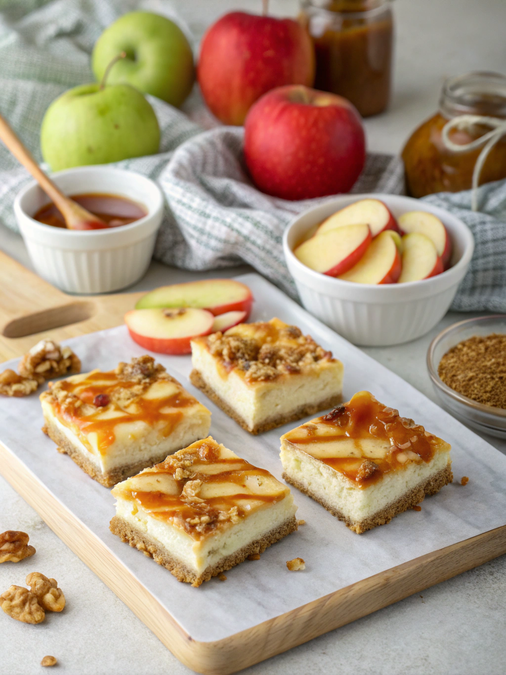 Caramel Apple Cheesecake Bars: 7 Steps to Autumn Bliss 3 Ingredients for Caramel Apple Cheesecake Bars