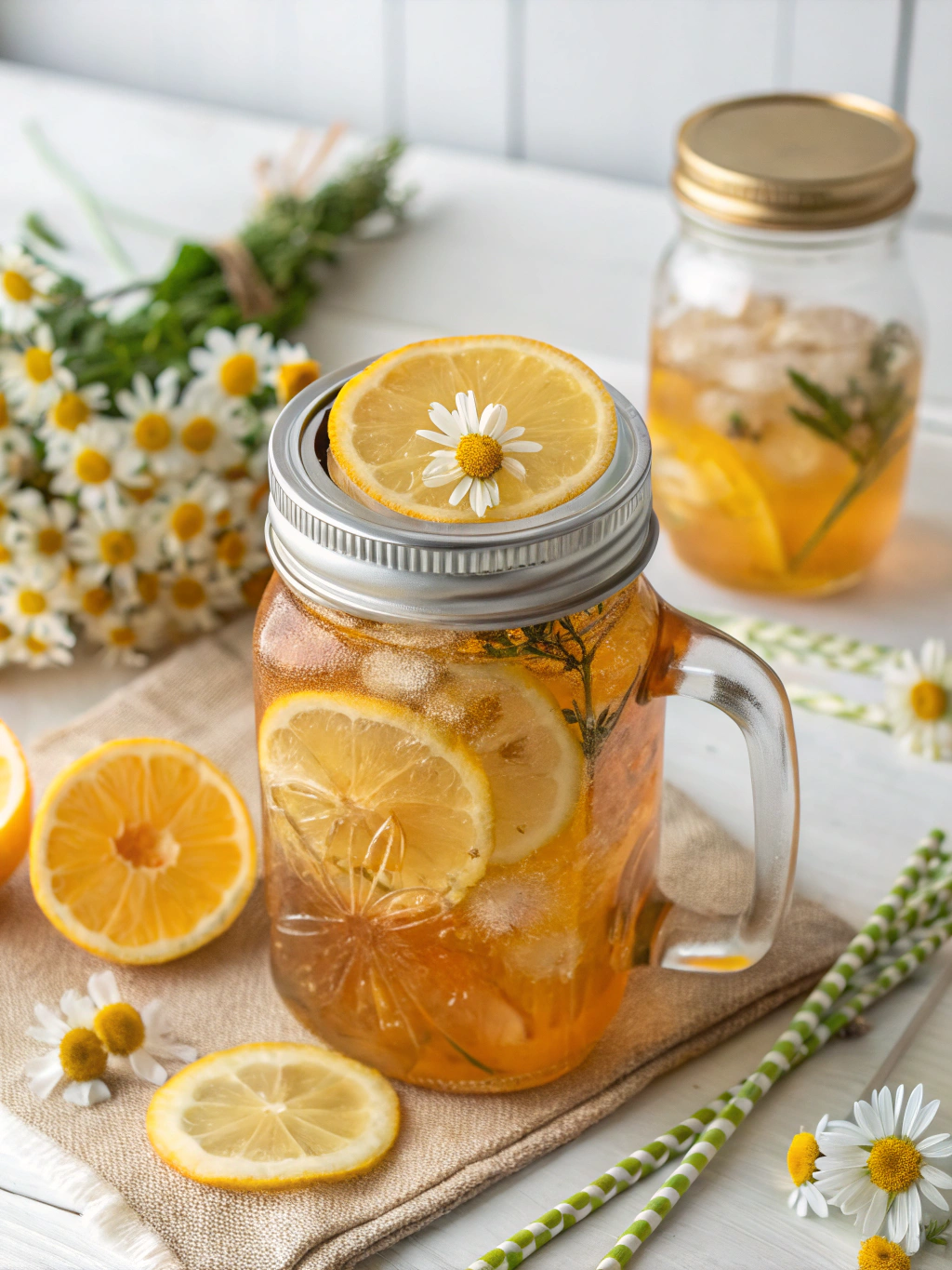 Chamomile Citrus Iced Tea