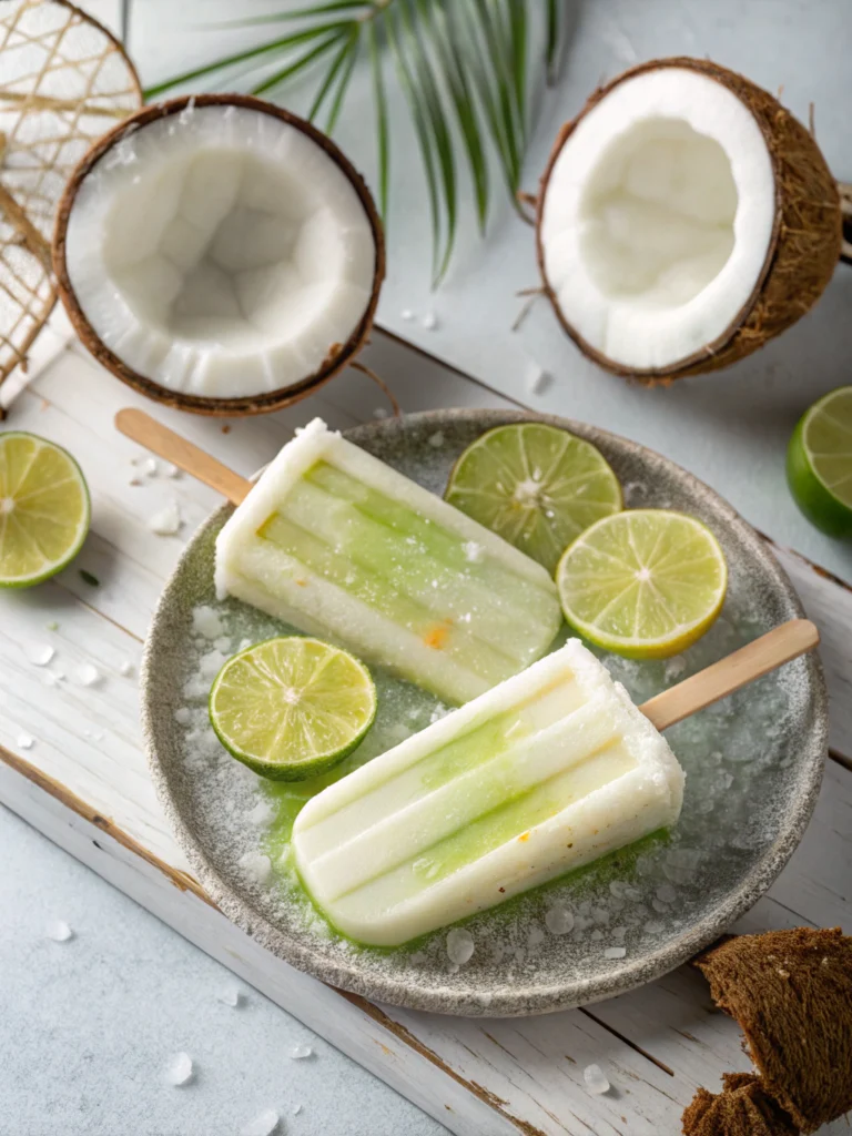 Coconut Lime Popsicles