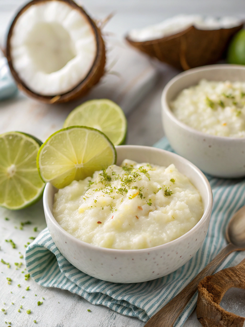 Coconut Lime Rice Pudding