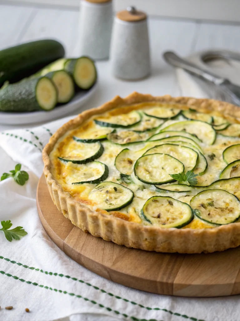 Cottage Cheese Zucchini Quiche