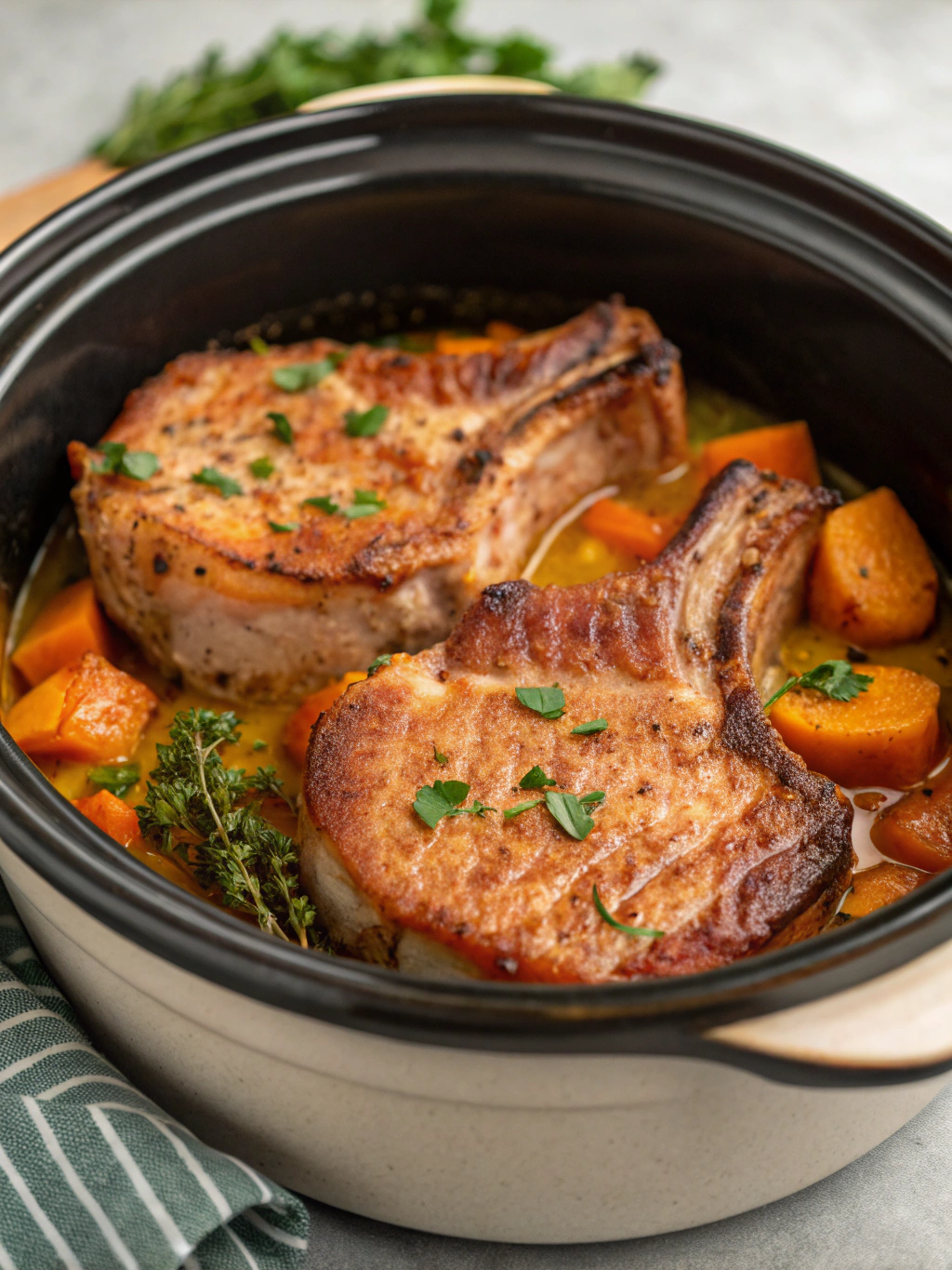 Crock Pot Pork Chops