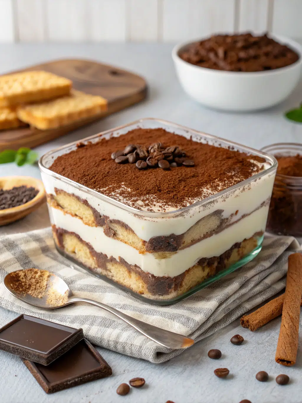 Easy Chocolate Tiramisu Ready in 20 Minutes