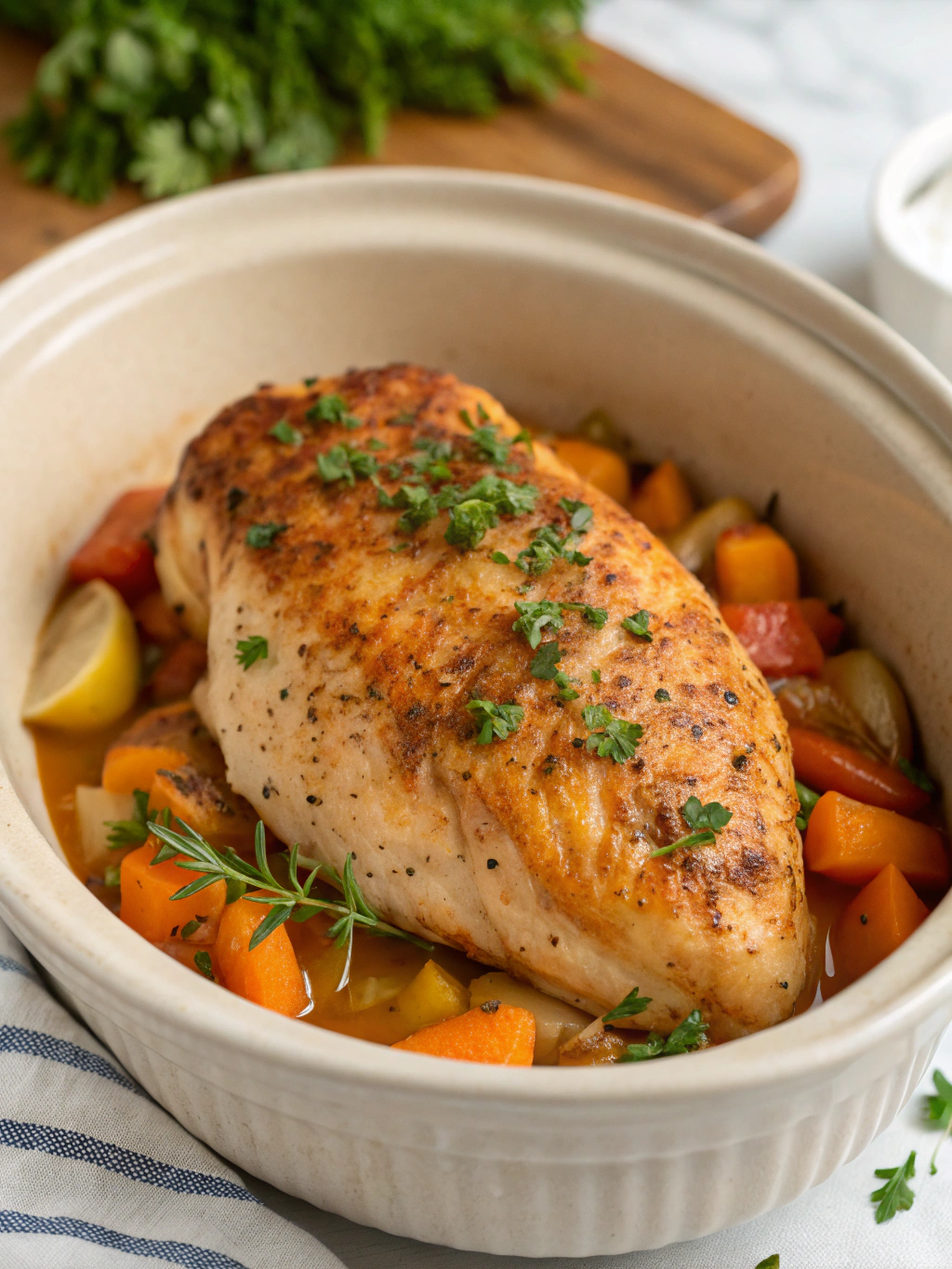 Easy Crockpot Chicken Breast