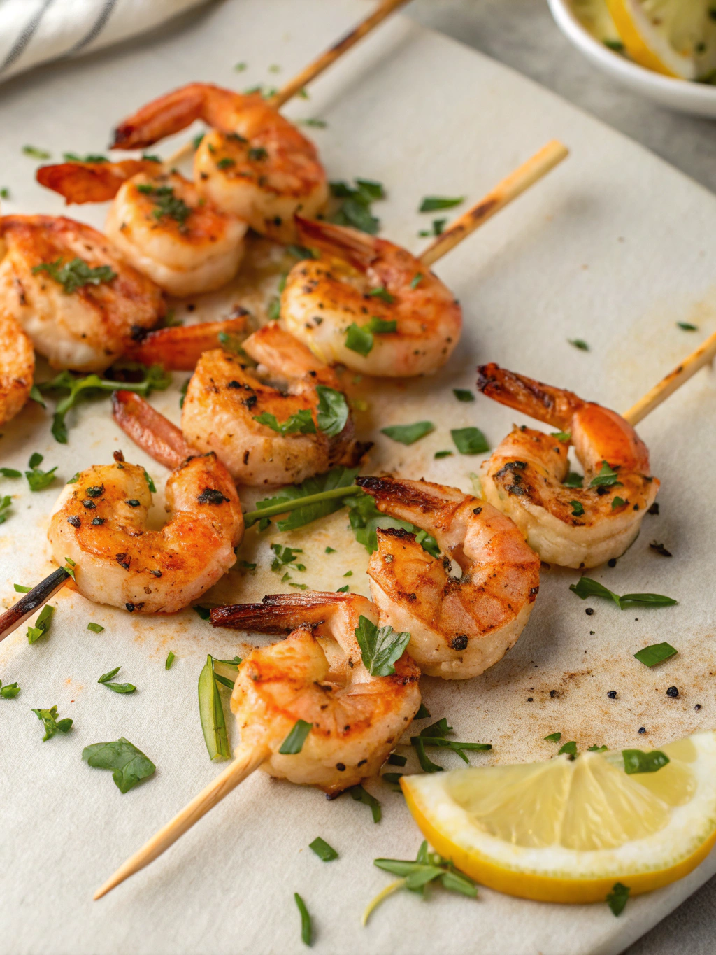 Easy Grilled Shrimp Skewers