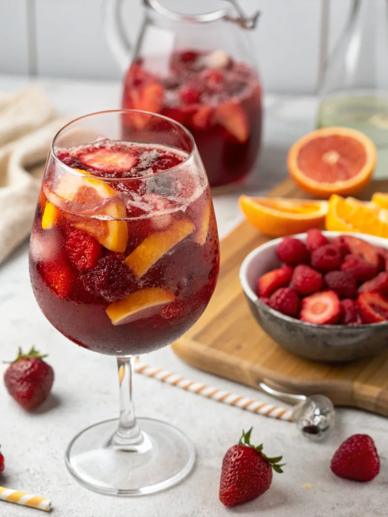 Fizzy Red Sangria