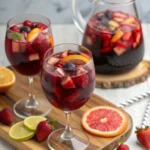 Garden‑Fresh Red Sangria