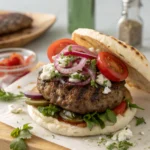 Greek Lamb Burger