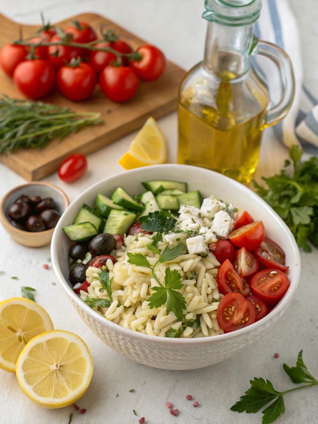 Greek Orzo Salad: 5 Reasons You'll Love This Light and Tasty Dish 6 Greek Orzo Salad Ingredients