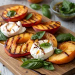 Grilled Peach Burrata Salad