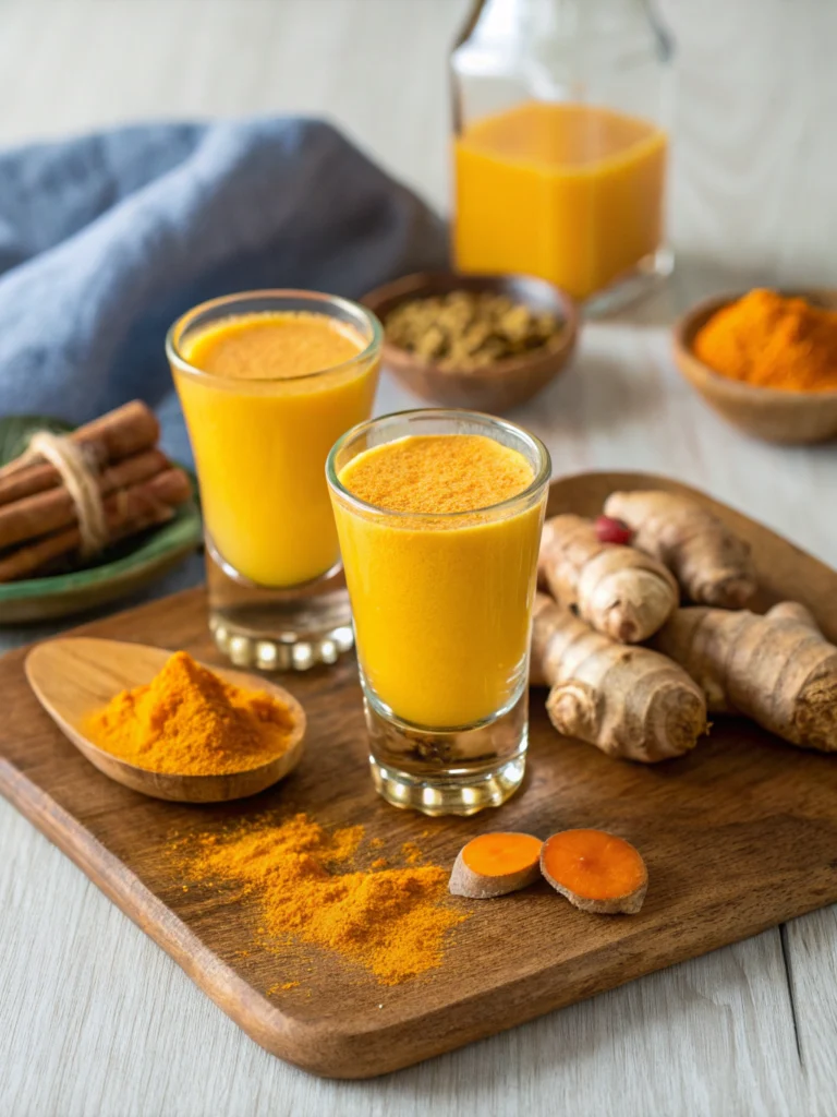 Healthy Ginger Turmeric Shot